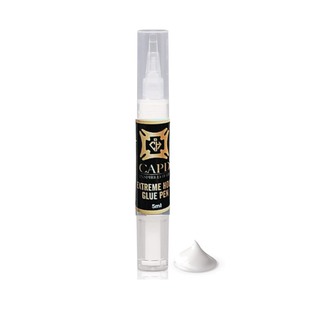 PowerHold™ Mini Wig Adhesive – 5ml  Mini Travel Size Waterproof Lace Glue on a white background, with brand CAPD INSPIRED HAIR.