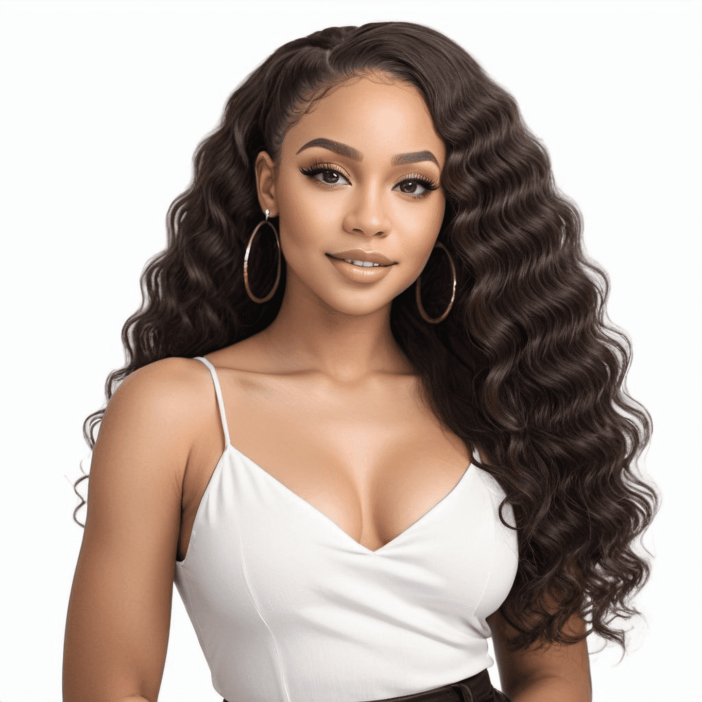 CAPD•HD Lace Wig Full Frontal 13X4 Deep Wave - CAPD INSPIRED HAIR INC.