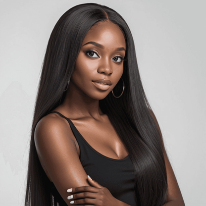 5X5 HD Glueless Closure Wig Straight - CAPD INSPIRED HAIR INC.