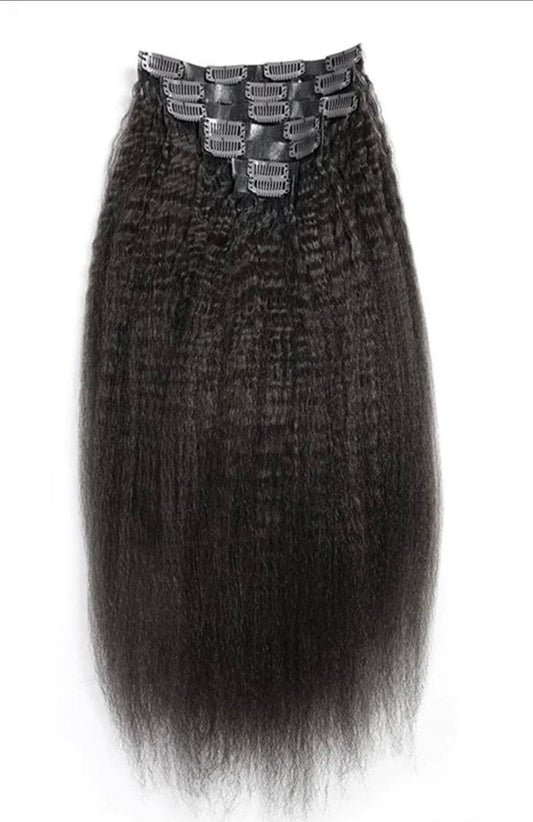 SEAMLESS CLIP-IN EXTENSION-KINKY STRAIGHT - CAPD INSPIRED HAIR