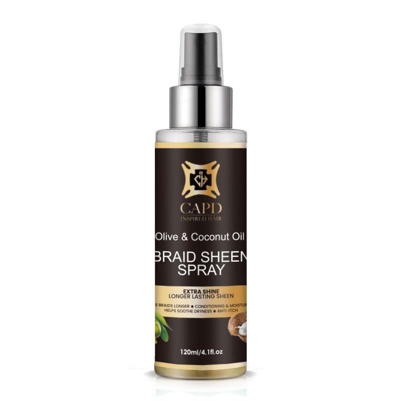 OLIVE & COCONUT SOOTHING ANTI-ITCH BRAID SHEEN SPRAY - CAPD INSPIRED HAIR
